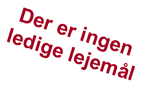 Tekstboks:  Der er ingen ledige lejem�l
